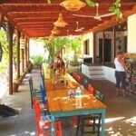 Terrace and Dining area at Huzur Vadisi
