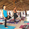 2011 Scaravelli inspired yoga retreat holiday at Huzur Vadisi afternoon yoga class