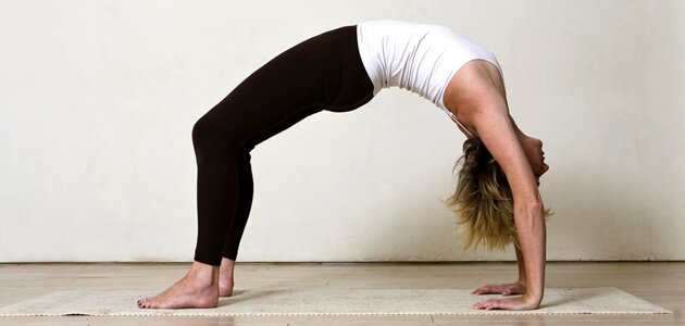 London's best yoga teacher Catherine Annis Back Bend