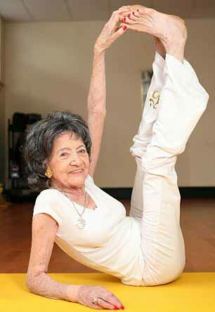 Tao Porchon-Lynch, the world's oldest yoga teacher