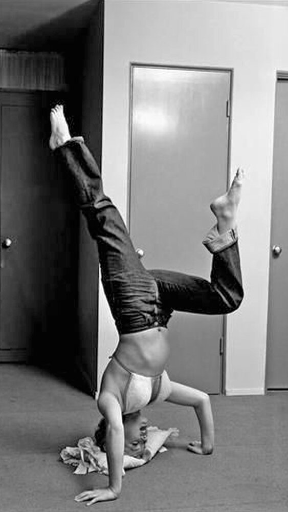 Vintage, Yoga, Photo, Marilyn Monroe, historical, rare, black & white, photography, history, 1950s