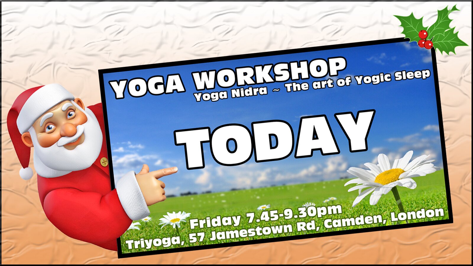 triyoga, Camden, London, NW1, yoga, workshop, evening, Nidra, Friday, Best Loved, Jamestown Road, Primrose Hill