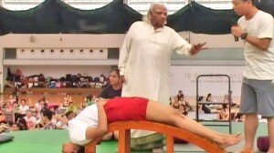 View Vintage Yoga @ our Pinterest Gallery 2011, BKS Iyengar, Yoga, image, demonstration, photo, decade, asana, pose, class, teaching, guru, institute, circa, China
