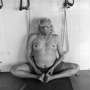View Vintage Yoga @ our Pinterest Gallery 2011, BKS Iyengar, Yoga, image, photo, asana, pose, guru, circa, Ramamani, Memorial Yoga Institute, Pune, India