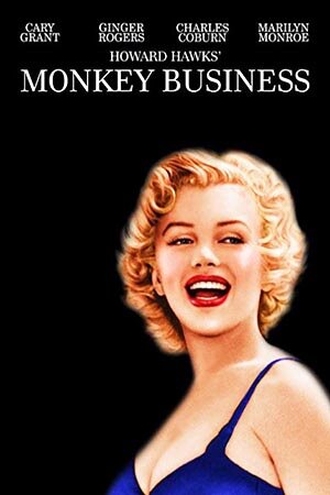 View Marilyn Monroe @ our Pinterest Gallery 1952, Monkey Business, Cary Grant, Ginger Rogers, Charles Coburn, Marilyn Monroe, film, movie, poster