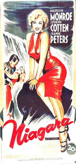 View Marilyn Monroe @ our Pinterest Gallery 1953, Marilyn Monroe, Film, Movie, Poster, Promotion, Niagara