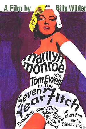 View Marilyn Monroe @ our Pinterest Gallery 1955, Marilyn Monroe, Film, Movie, Poster, Promotion, The Seven Year Itch