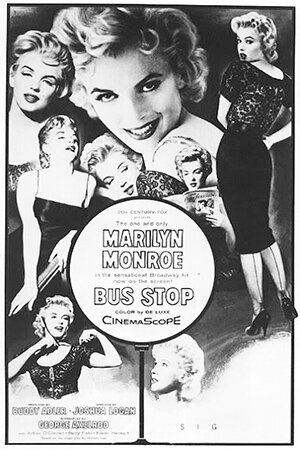 View Marilyn Monroe @ our Pinterest Gallery 1956, Bus Stop, Marilyn Monroe, Don Murray, Italian, Movie, film, Poster